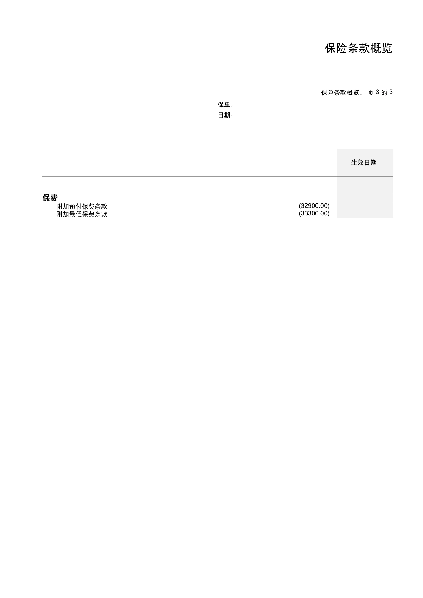 国内贸易信用保险保单模板与条款(仅供参考),第8页